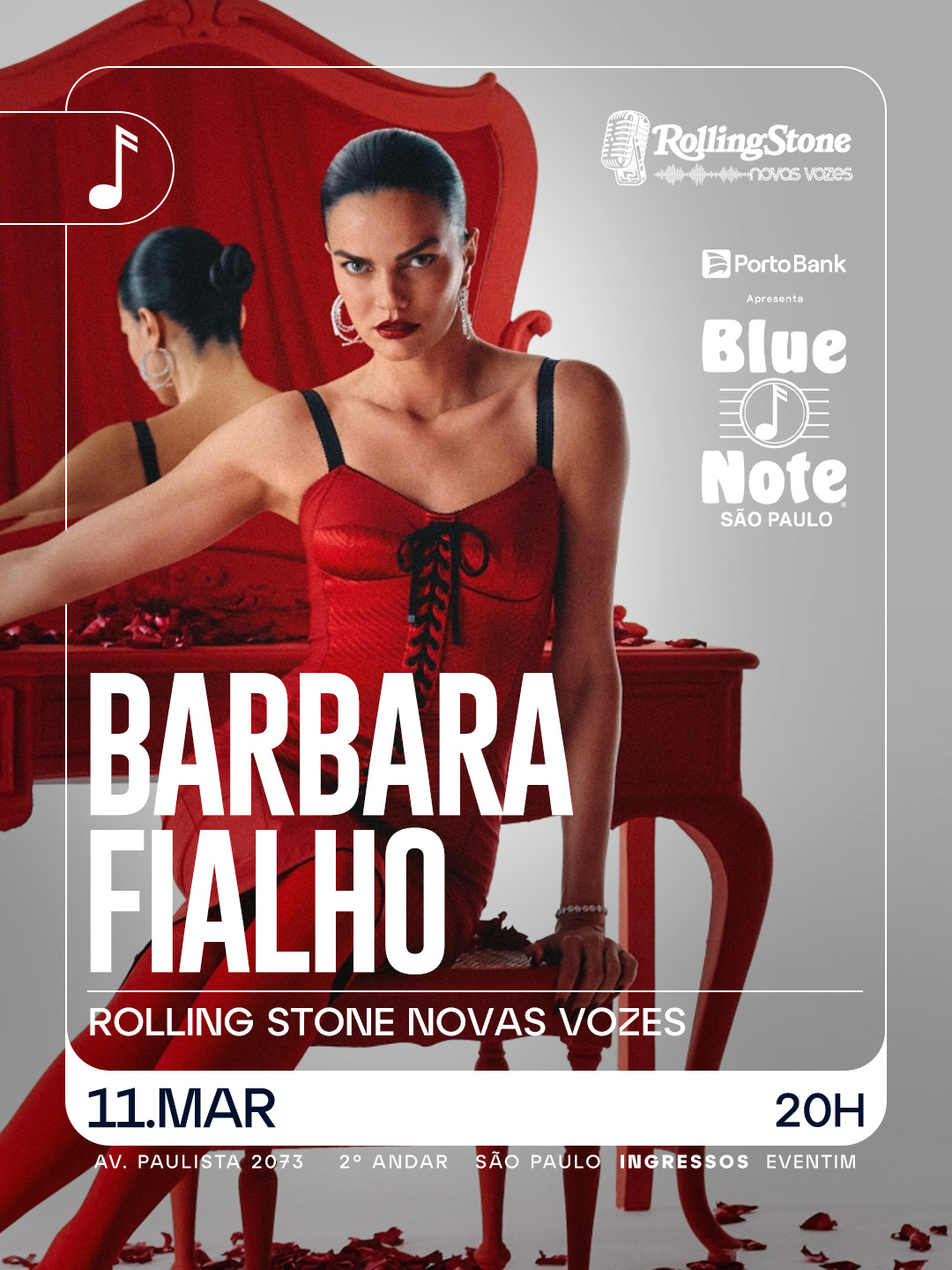 Rolling Stone Novas Vozes apresenta: Barbara Fialho | Ingressos Aqui!