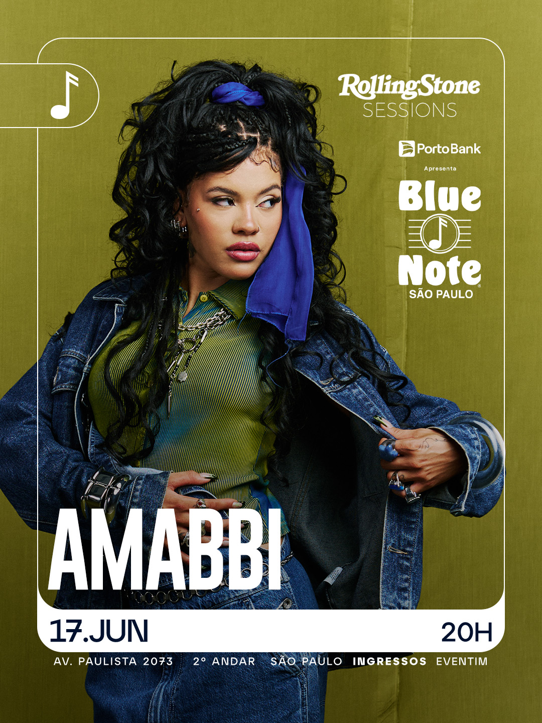 Rolling Stone Sessions apresenta: Amabbi | Ingressos Aqui!